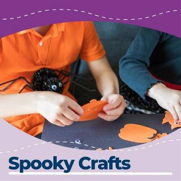 Spooky Crafts - Spider Web Weaving