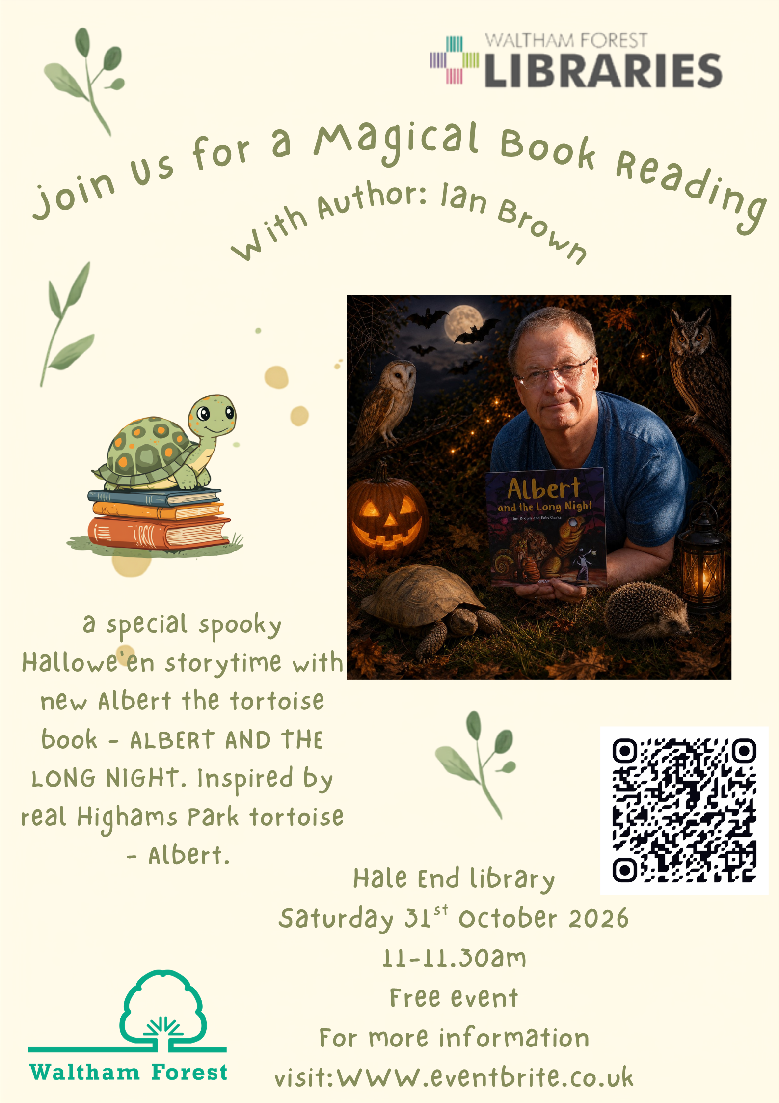 Author Book Reading with Ian Brown @ Wood Street Library