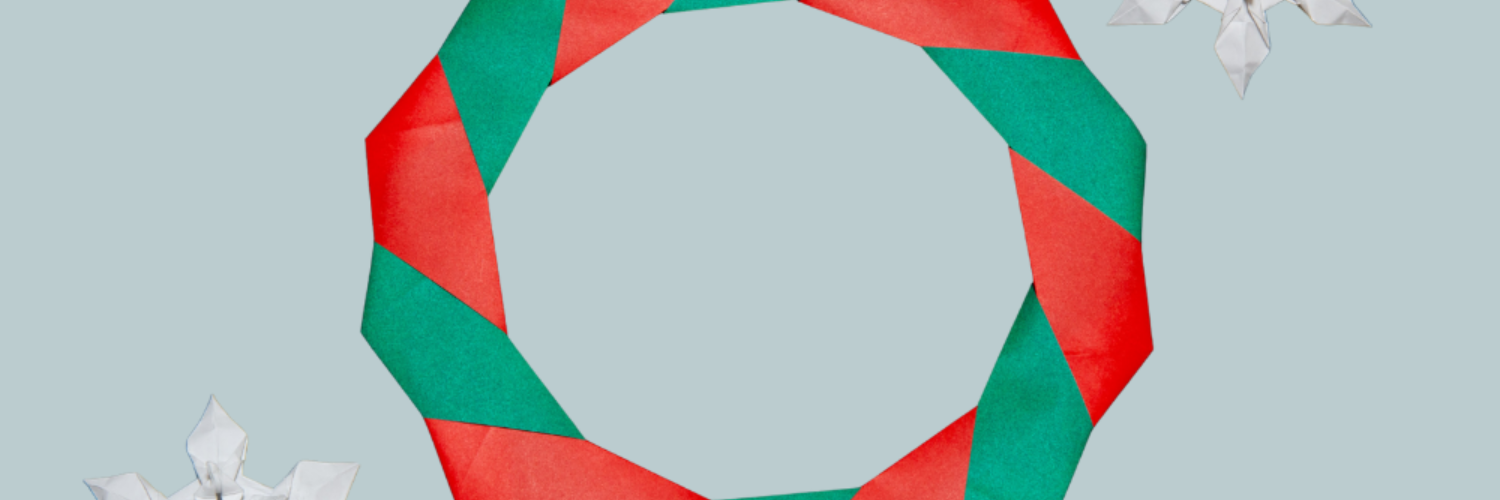 Christmas Origami Wreath Making