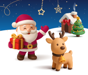 Meet Santa in his Magical Grotto at Squire's Badshot Lea