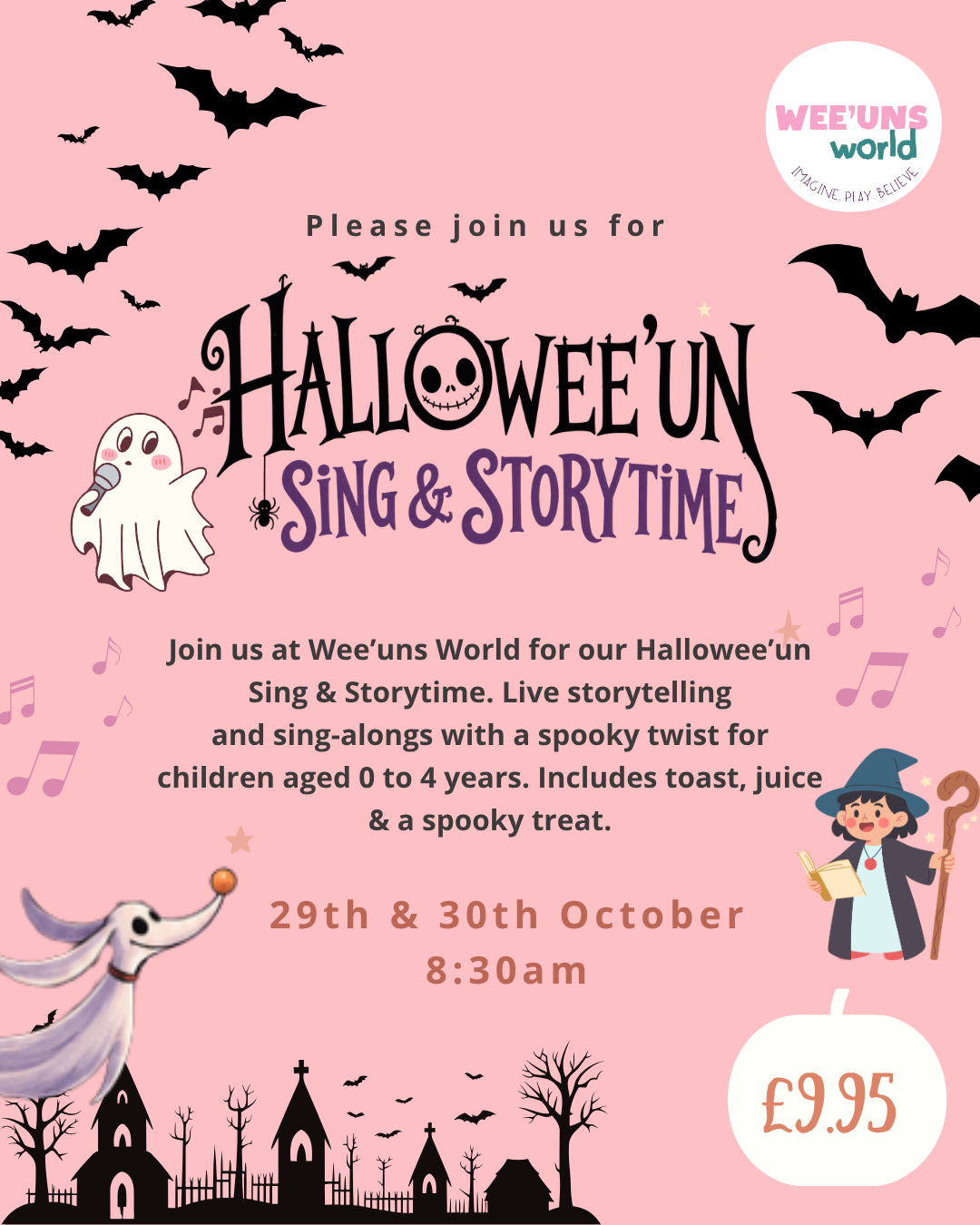 Halloween Sing & Story Time Class