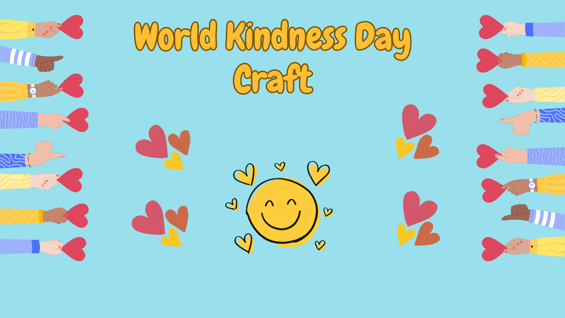 World Kindness Day kid's craft at Leytonstone Library