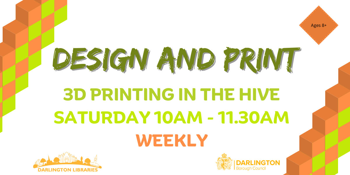 The Hive: Design and Print - Saturdays (ages 8+)